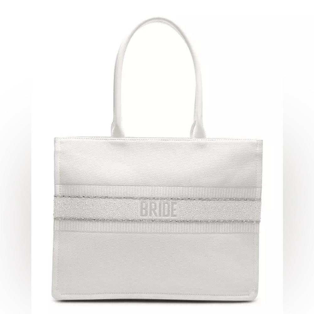 Betsey Johnson White Bridal Tote Bag